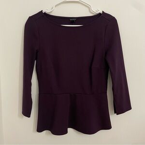Ann Taylor - Eggplant Purple Women's Professional Blouse